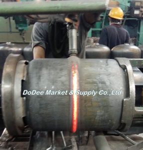 High speed welding gas cylinder